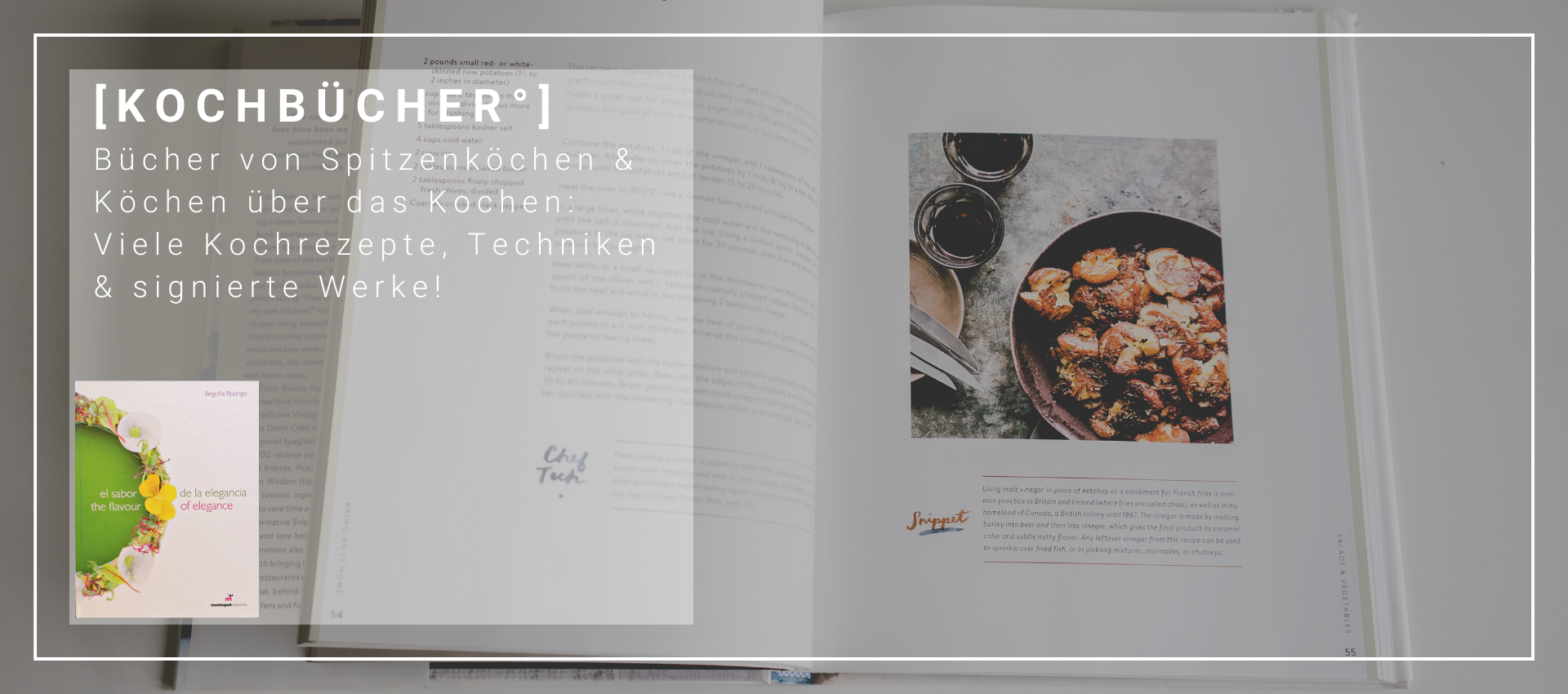 Kochbücher - Bücher und Rezepte aus aller Welt für deine Küche zur Inspiration von Spitzenköchen signiert